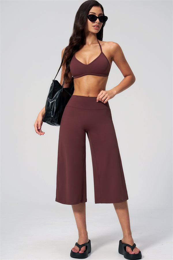 The Nexus Sports Bra Wide-Leg Crop 2-Piece Set