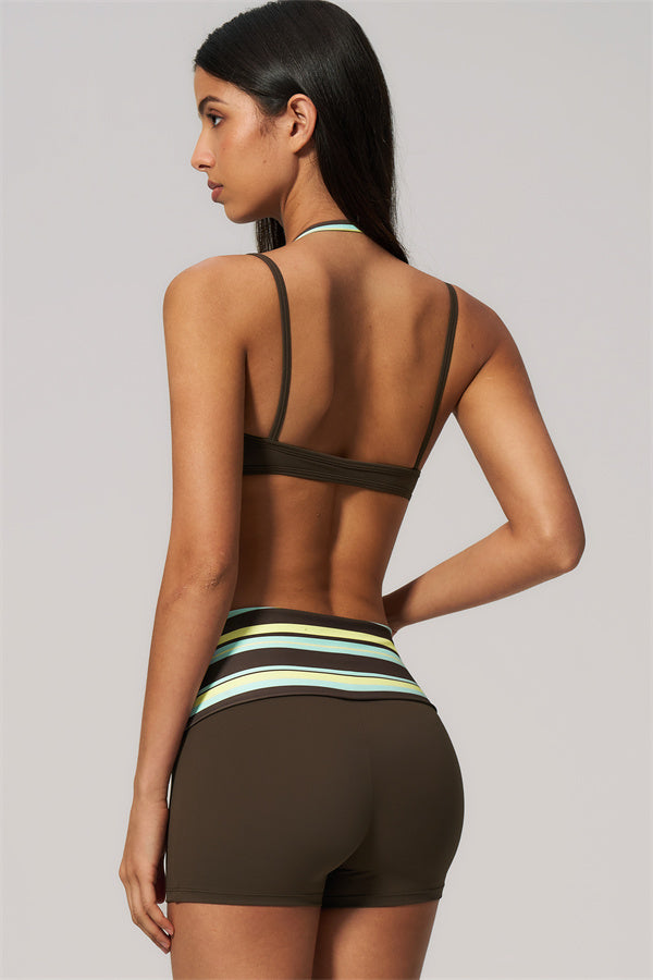 The Enliven Sports Bra Shorts 2-Piece Set