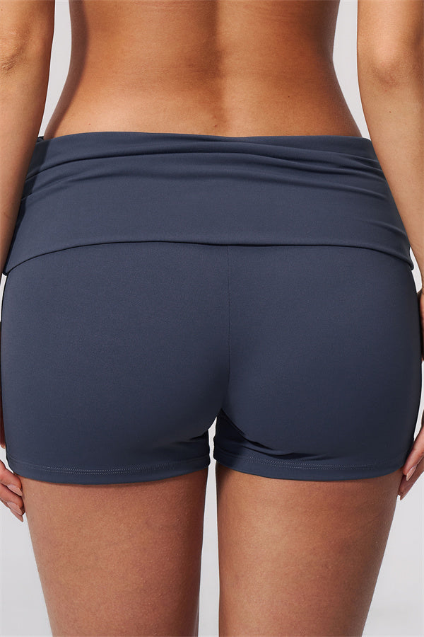 The Twirl Wide Strap Halter Crop Top Shorts 2-Piece Set