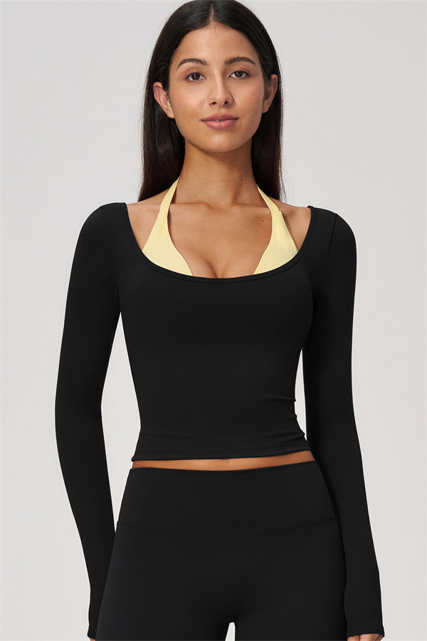 The Cascade Long Sleeve T-shirt Straight Leg Pants 2-Piece Set