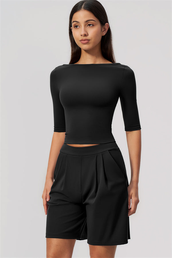 The Flow Motion Half-Sleeve T-Shirt Shorts 2-Piece Set