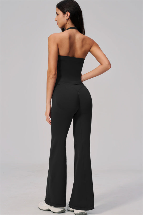 The Align V-Halter Top Flared Leggings 2-Piece Set