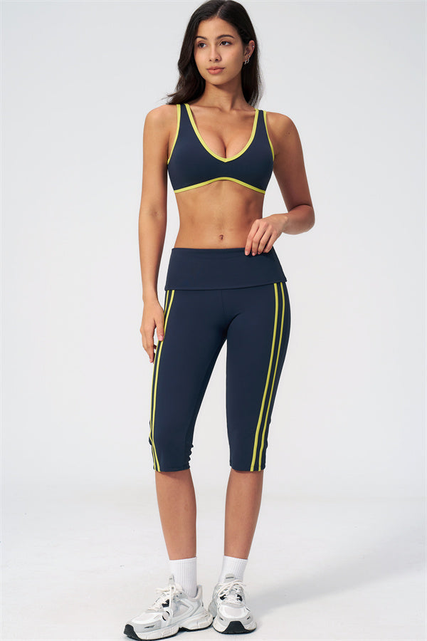 The Evoke Sports Bra Capri Leggings 2-Piece Set