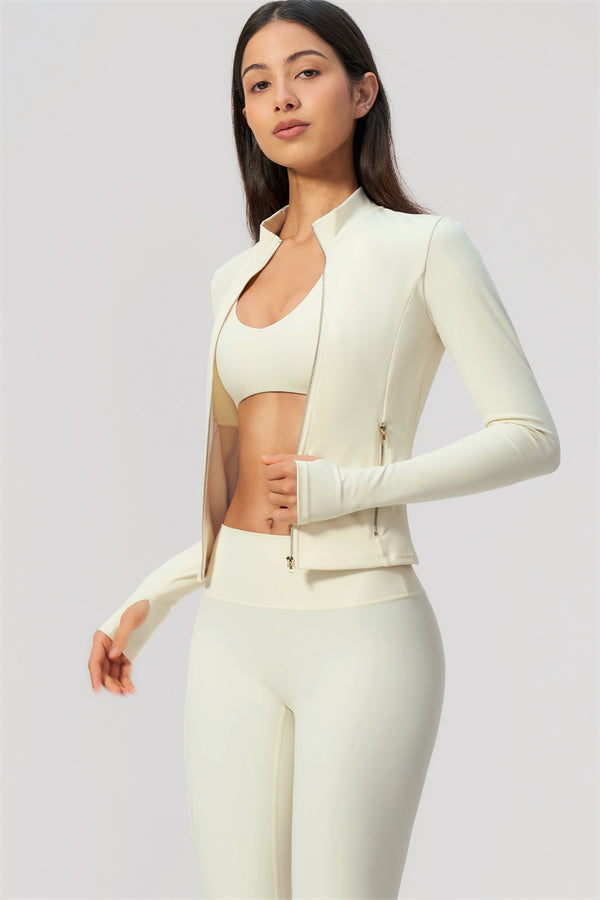 The Twirl Daring Jacket Sports Bra Leggings 3-Piece Set