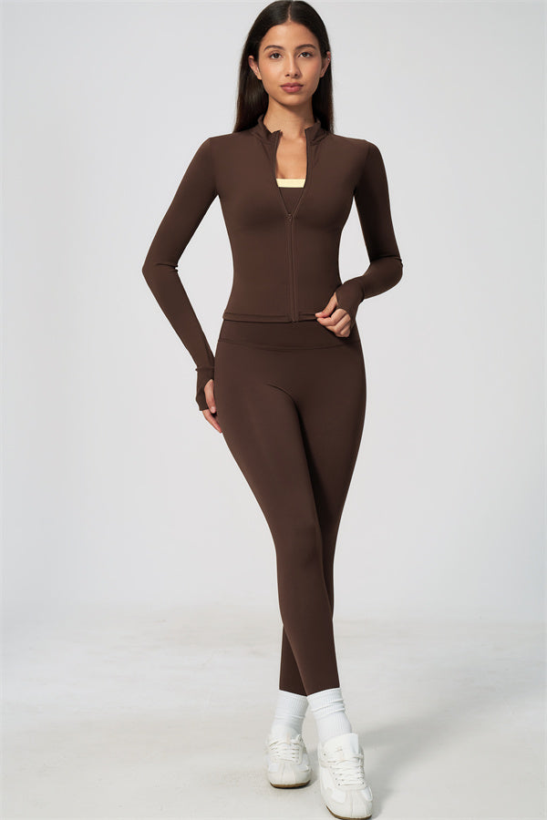 The Seraphine Jacket Tank Top Leggings 3-Piece Set