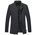 Men's Stand-Up Collar Business Casual Windbreaker Jacket