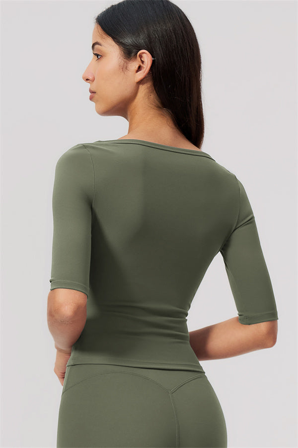 The Flow Motion Half-Sleeve T-Shirt Leggings 2-Piece Set