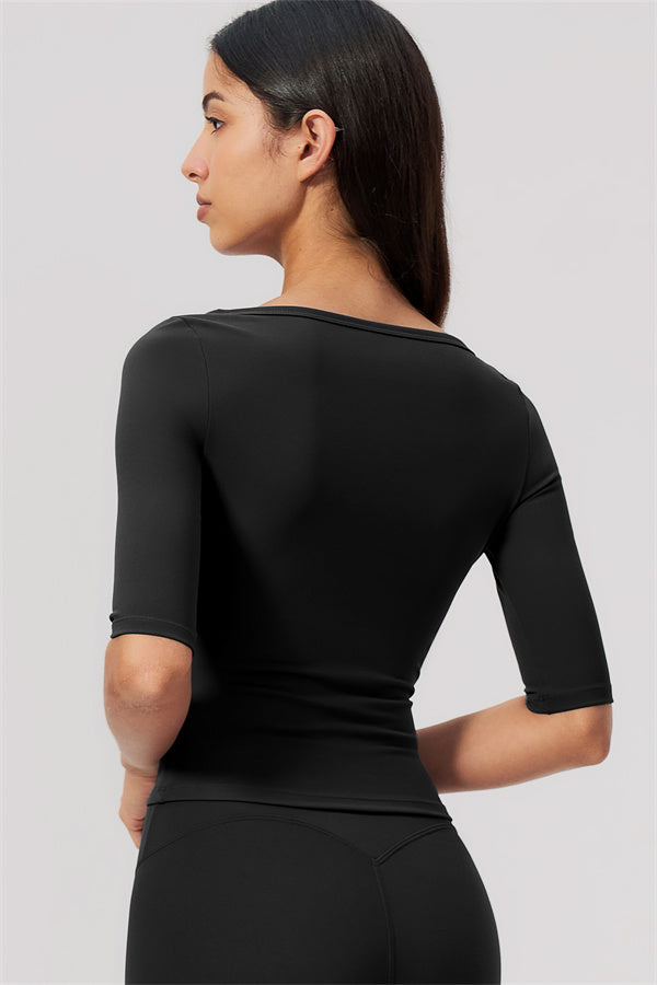 The Flow Motion Half-Sleeve T-Shirt Leggings 2-Piece Set