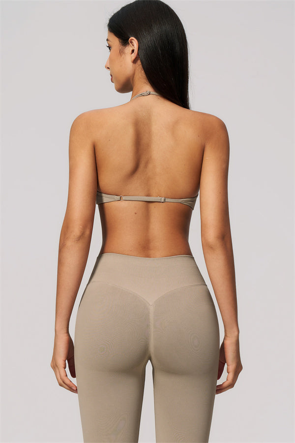 The Velvetine Sports Bra Flared Leggings 2-Piece Set