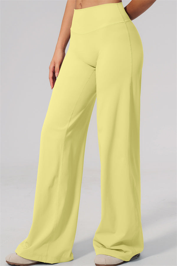 The Twirl Wide Strap Halter Crop Top Straight Leg Pants 2-Piece Set