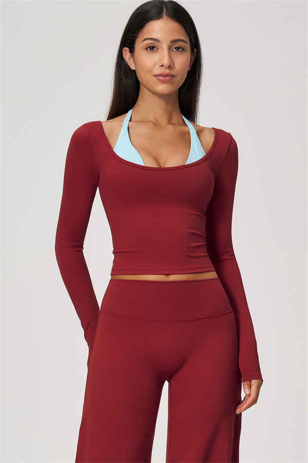 The Cascade Long Sleeve T-shirt Straight Leg Pants 2-Piece Set