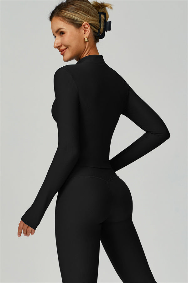 The Burst Jacket Sports Bra Leggings 3-Piece Set