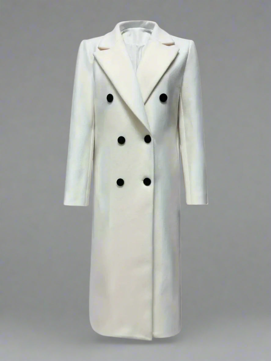 Women’s Solid Color Coat – Essential Autumn Winter Warm Outerwear