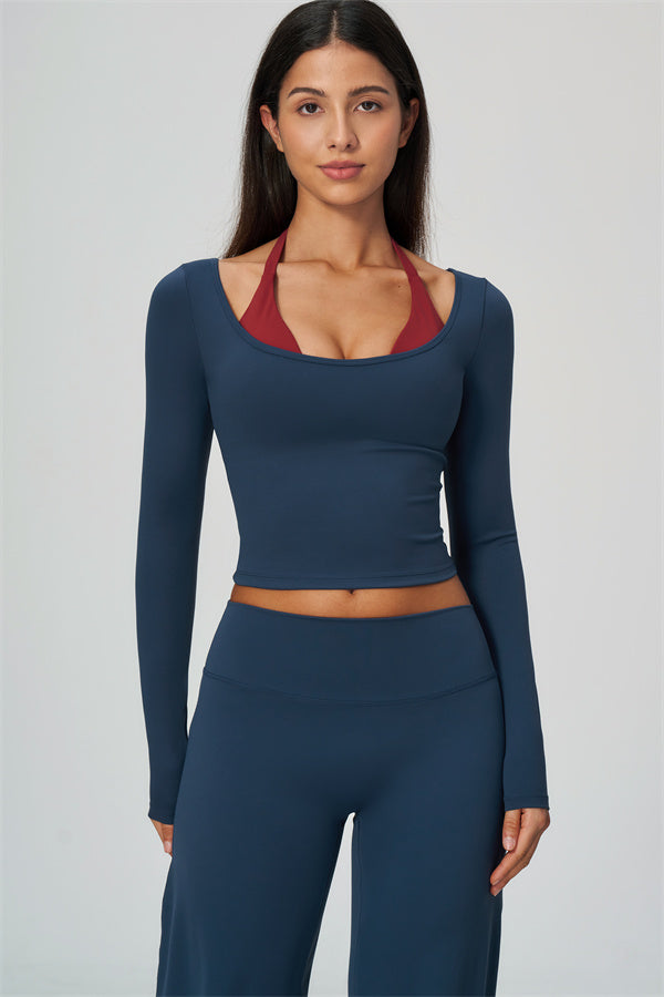 The Cascade Long Sleeve T-shirt Straight Leg Pants 2-Piece Set