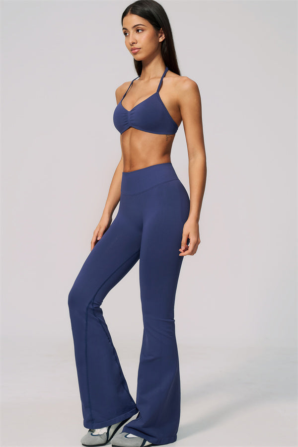The Velvetine Sports Bra Flared Leggings 2-Piece Set