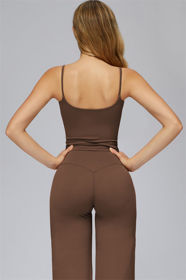The FlexCore Crop Tank Flared Leggings 2-Piece Set