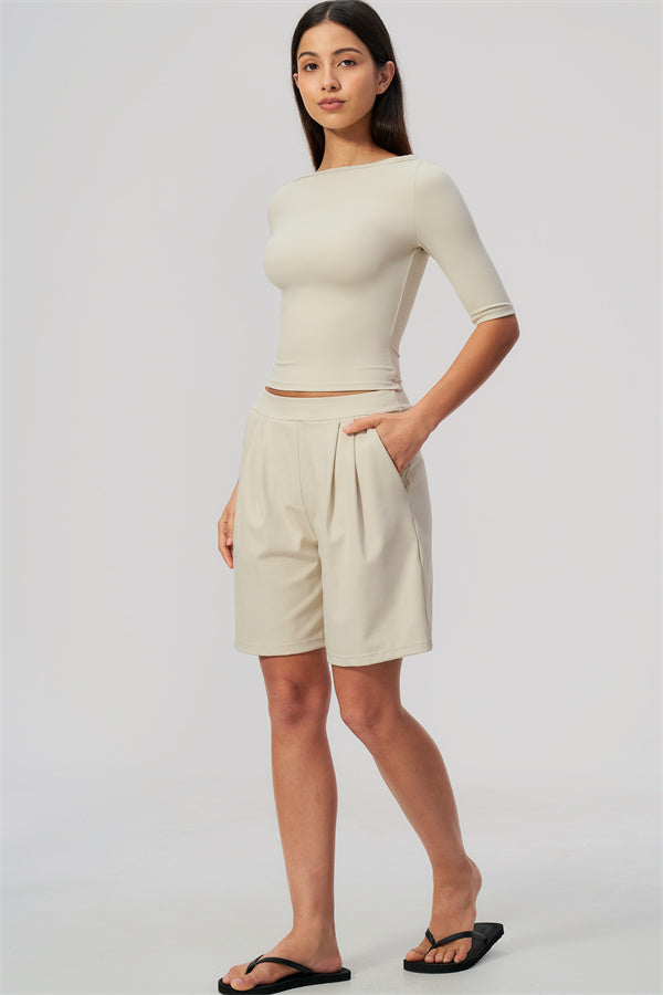 The Flow Motion Half-Sleeve T-Shirt Shorts 2-Piece Set