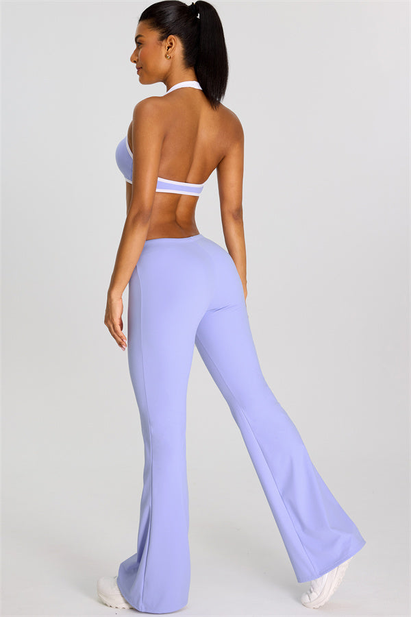 The Mode Sports Bra Flared Leggings 2-Piece Set