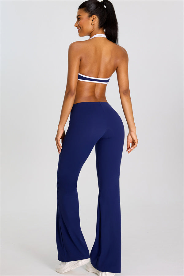The Mode Sports Bra Flared Leggings 2-Piece Set