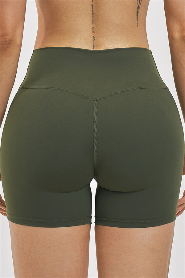 The Seraphine Layered V Sports Bra Shorts 2-Piece Set