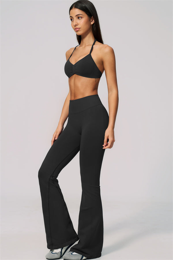 The Velvetine Sports Bra Flared Leggings 2-Piece Set