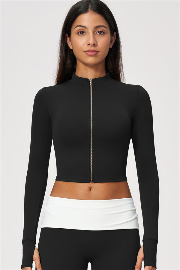 The Joyous Jacket Sports Bra Straight Leg Pants 3-Piece Set