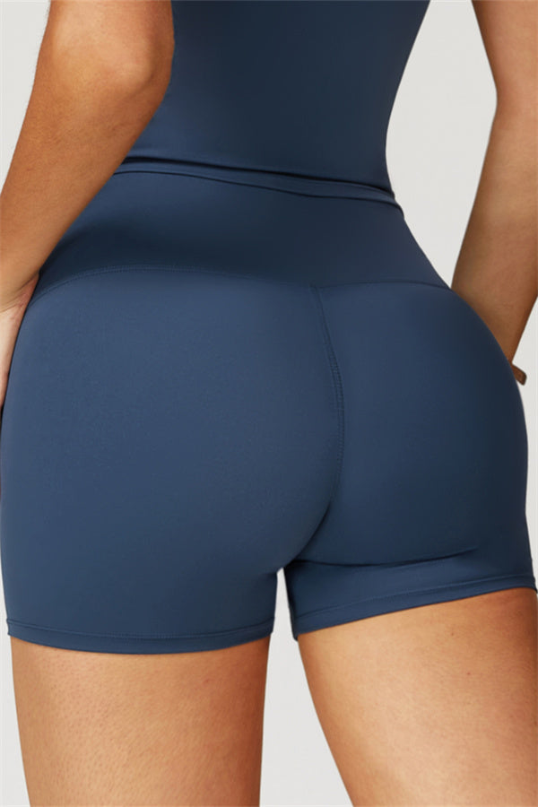 The Quest Cross Back Crop Top Shorts 2-Piece Set