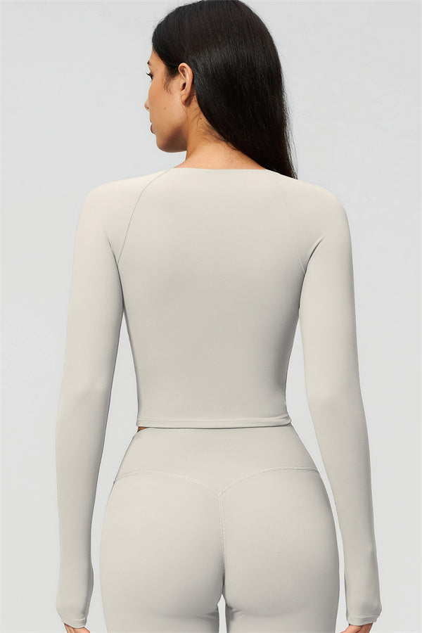 The Lox Long Sleeve Crop top Leggings 2-Piece Set