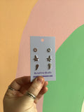 Tiny Stainless Steel Earring Bundle