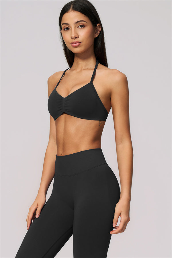 The Velvetine Sports Bra Flared Leggings 2-Piece Set
