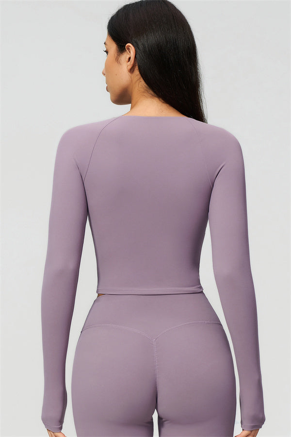 The Lox Long Sleeve Crop top Leggings 2-Piece Set