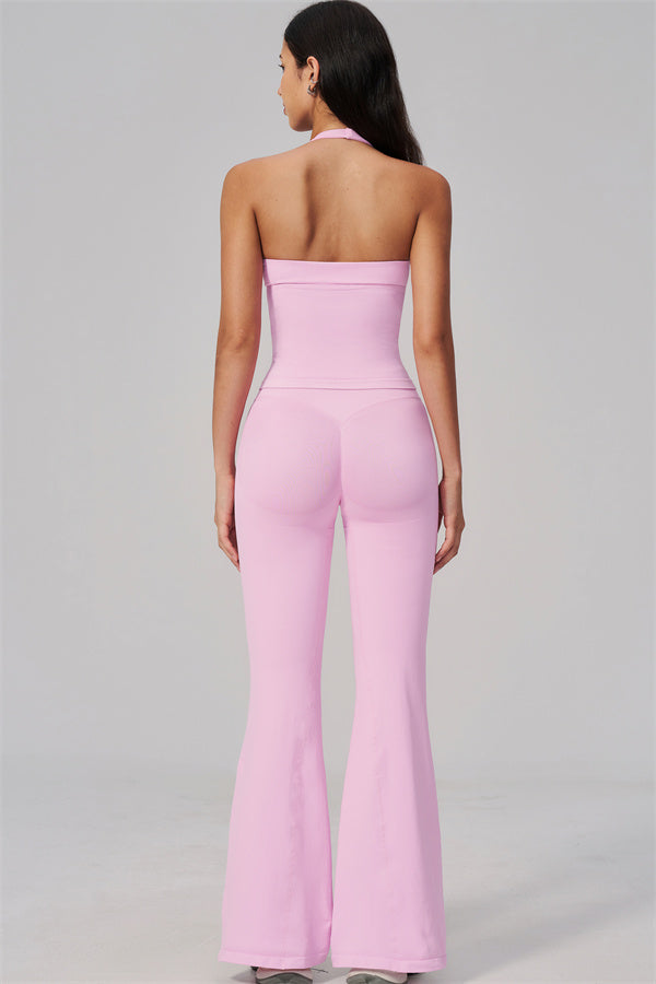 The Align V-Halter Top Flared Leggings 2-Piece Set