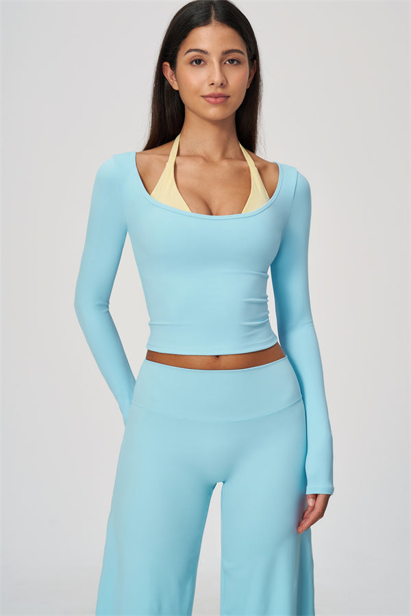The Cascade Long Sleeve T-shirt Straight Leg Pants 2-Piece Set