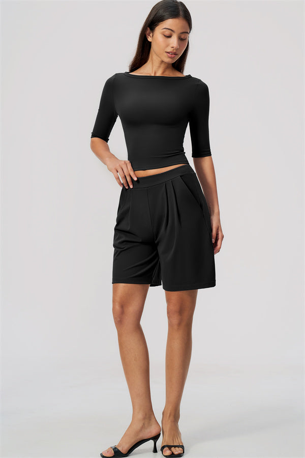 The Flow Motion Half-Sleeve T-Shirt Shorts 2-Piece Set