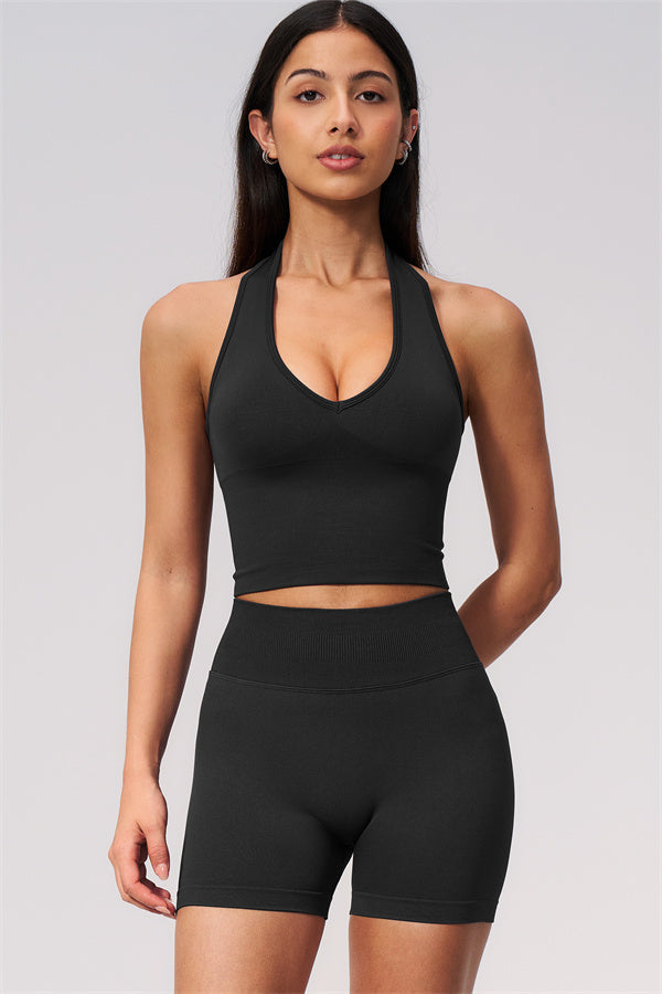 The New Allure Halter Top Shorts 2-Piece Set