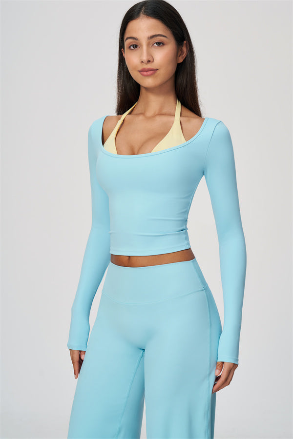 The Cascade Long Sleeve T-shirt Straight Leg Pants 2-Piece Set