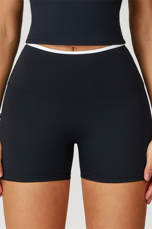 The Quest Cross Back Crop Top Shorts 2-Piece Set