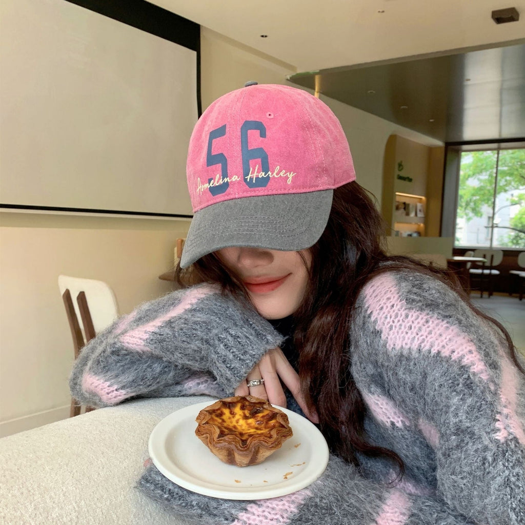 Plus Sized Deepening No.56 Baseball Cap — Oversize Sun-Proof Face Slimming Design