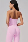 The Align Halter Tank Top Flared Leggings 2-Piece Set