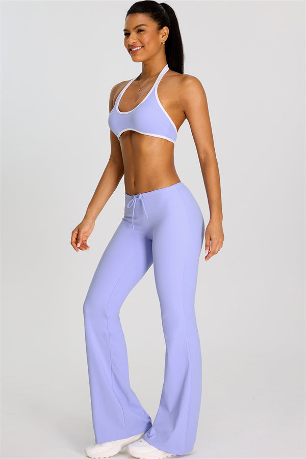 The Mode Sports Bra Flared Leggings 2-Piece Set