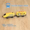 RC Electric Train Set Locomotive Magnetic Train Diecast Slot Toy Fit for Brand Wooden Train Railway Track Toys for Kids Gifts