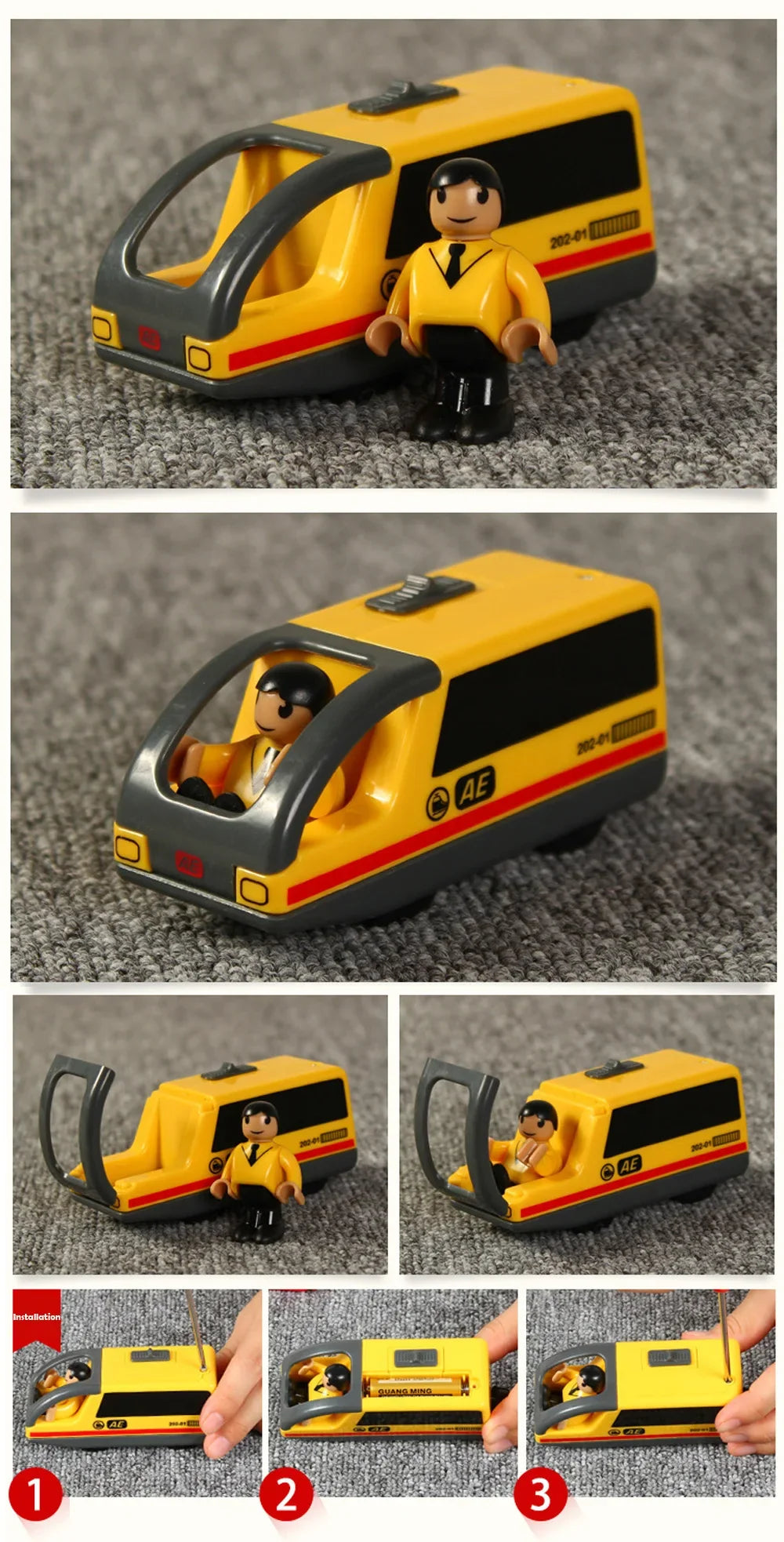 RC Electric Train Set Locomotive Magnetic Train Diecast Slot Toy Fit for Brand Wooden Train Railway Track Toys for Kids Gifts