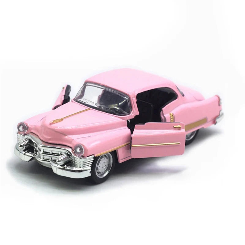 1:32 Alloy Diecast CadillacS Vintage Car Model Classic Pull Back Car Miniature Vehicle Replica For Collection Gift for Kids