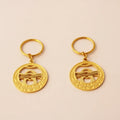 New Zealand Kiribati Hawaii Coconut Tree Shape Earrings for Women Girls Gold Color Stainless Steel Jewelry Gift