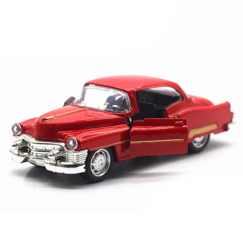 1:32 Alloy Diecast CadillacS Vintage Car Model Classic Pull Back Car Miniature Vehicle Replica For Collection Gift for Kids