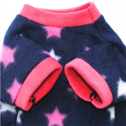 Chihuahua Clothes Cute Printed Small Dog Clothes French Bulldog Dogs Clothes Pets Warm Fleece Dog Winter Coat Puppy Dog Costume