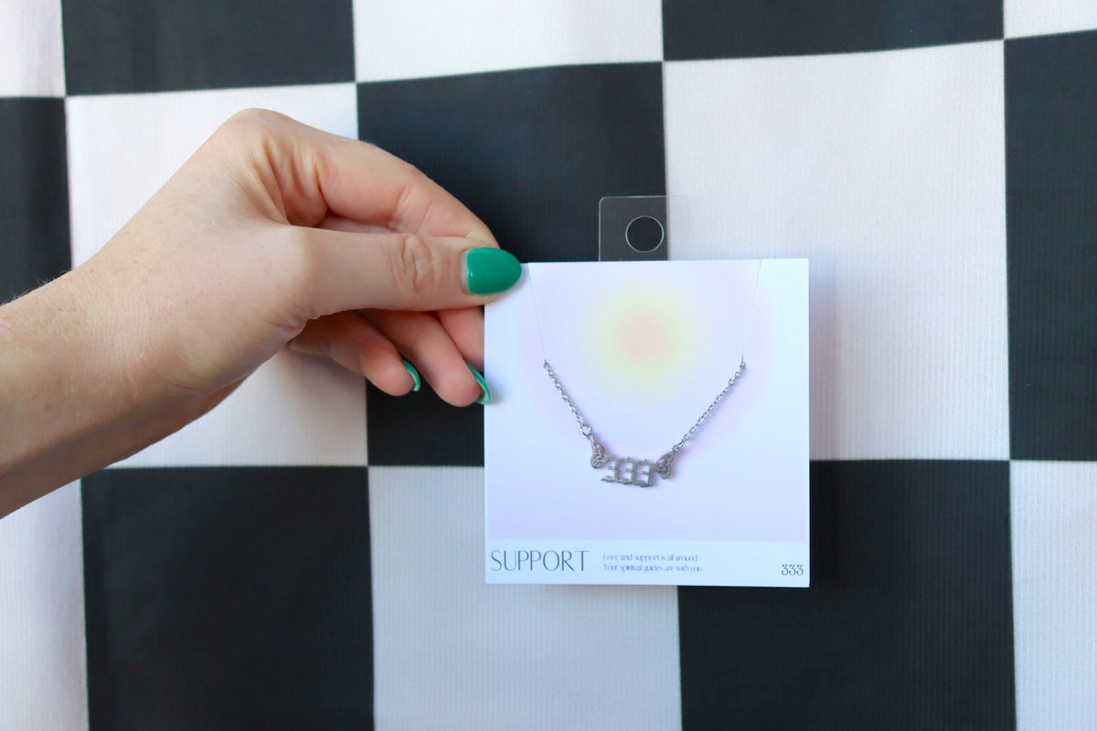 Angel Number Wing Necklace