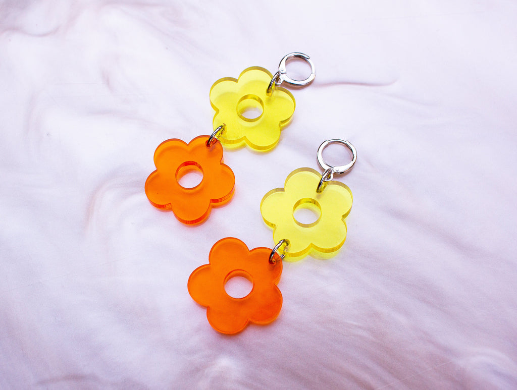 Sunrise Summer Flower Earrings