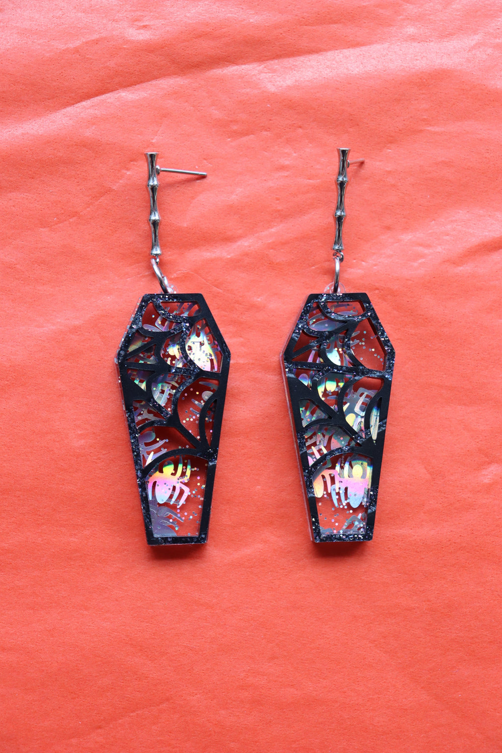 "Laughing 'til I'm Coffin" Earrings
