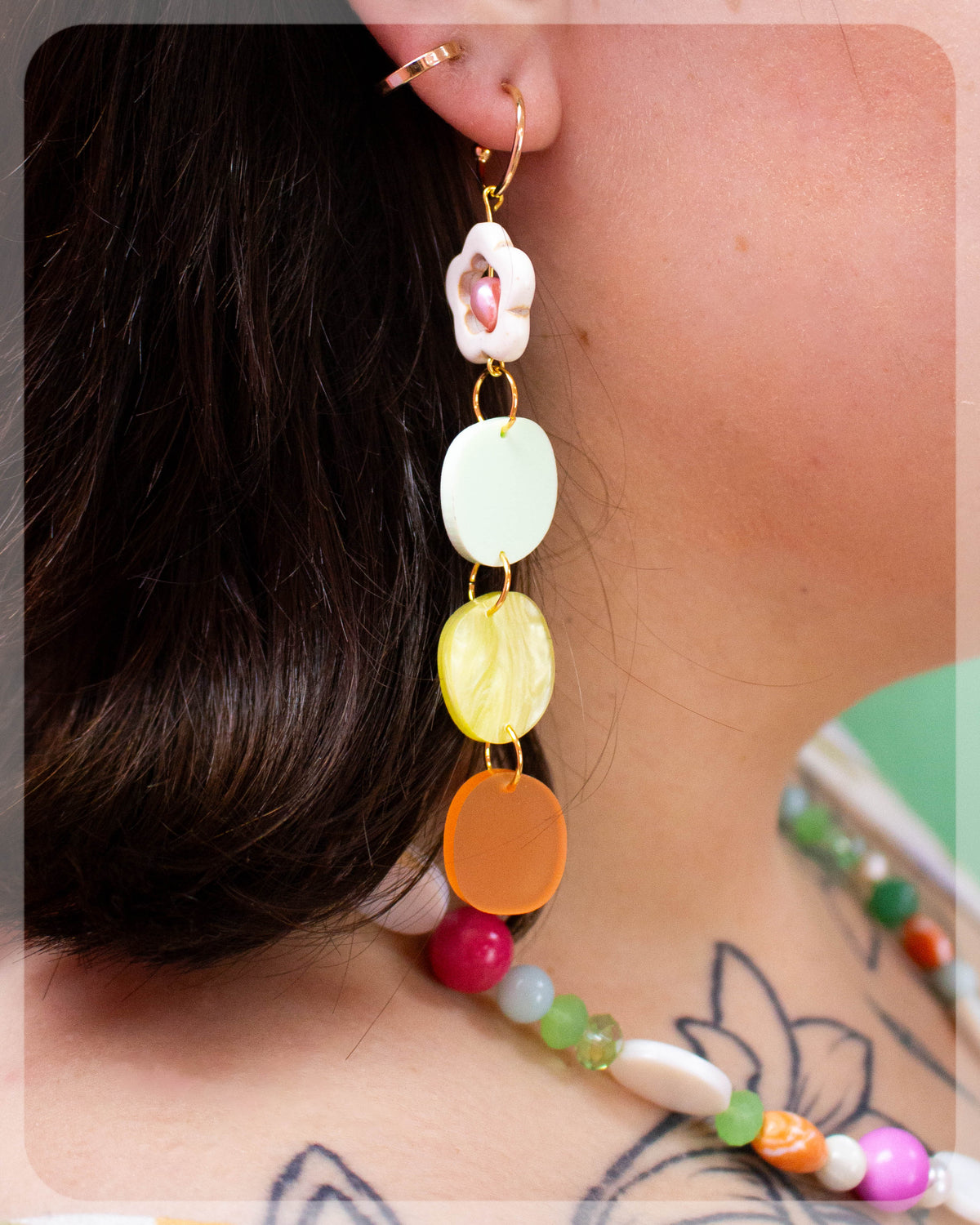 Tropical Tiers Earrings